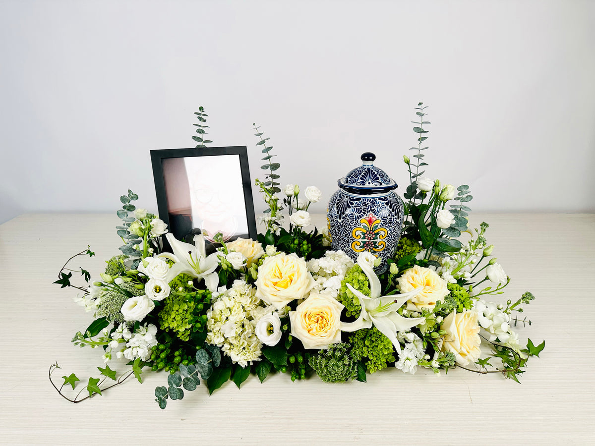 Arrangement d'urne Photo & Urne