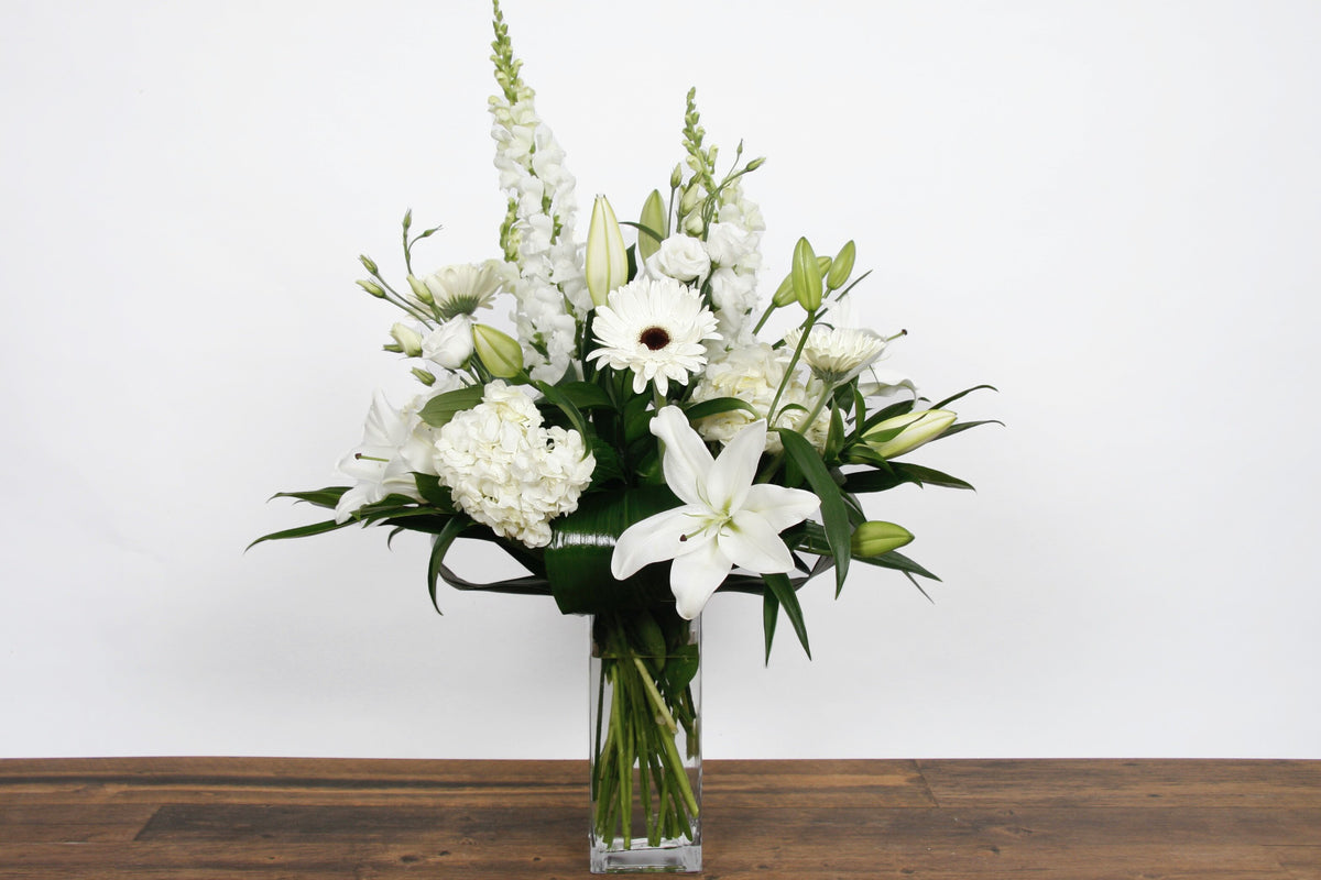 Arrangement de Fleurs Blanches