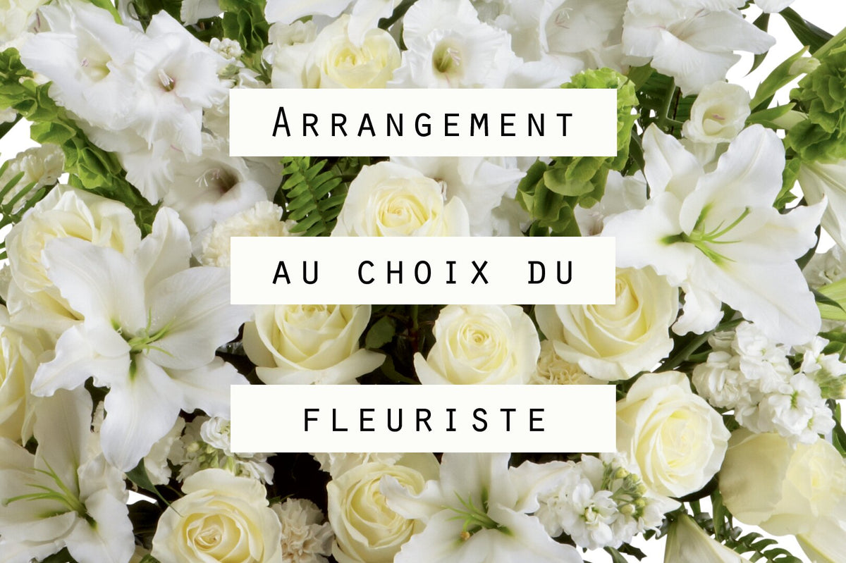 Arrangement Funéraire au choix du fleuriste